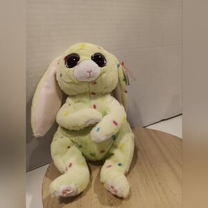 Ty Beanie Bellies "Fern" Green Spring Easter Bunny  NEW!